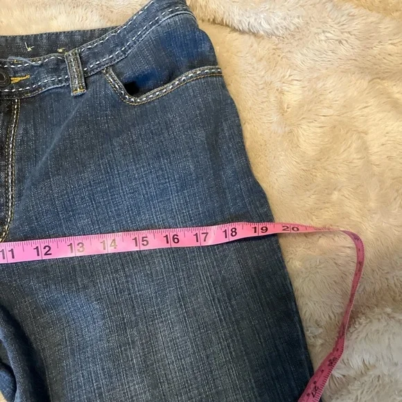 MK Michael Kors Straight Leg Jeans with Contrast Stitching 12 - Picture 5 of 5